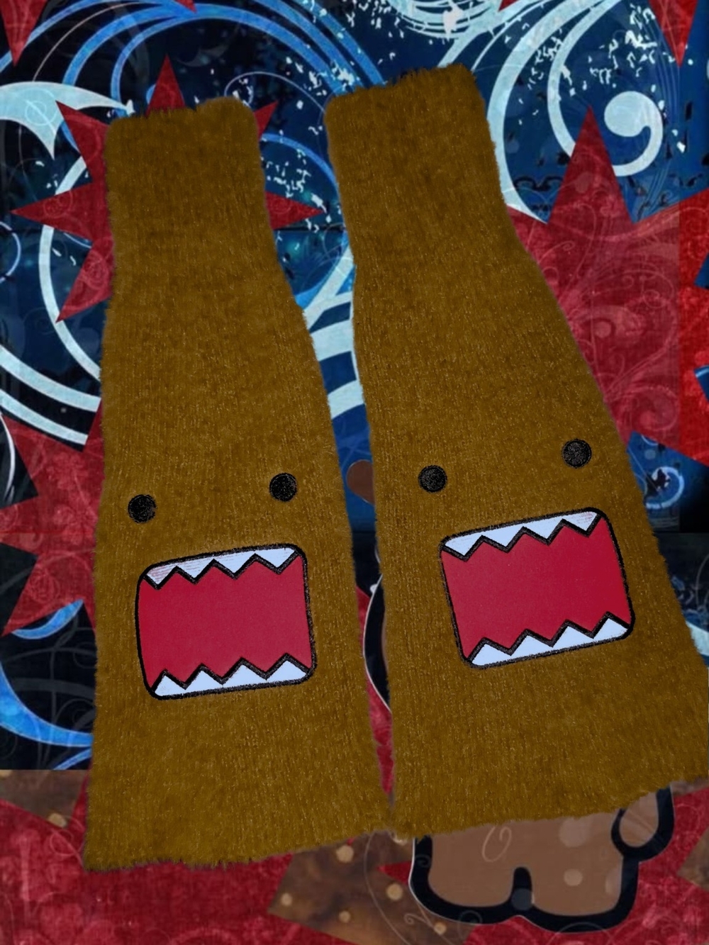 Kawaii Domo Leg Warmers